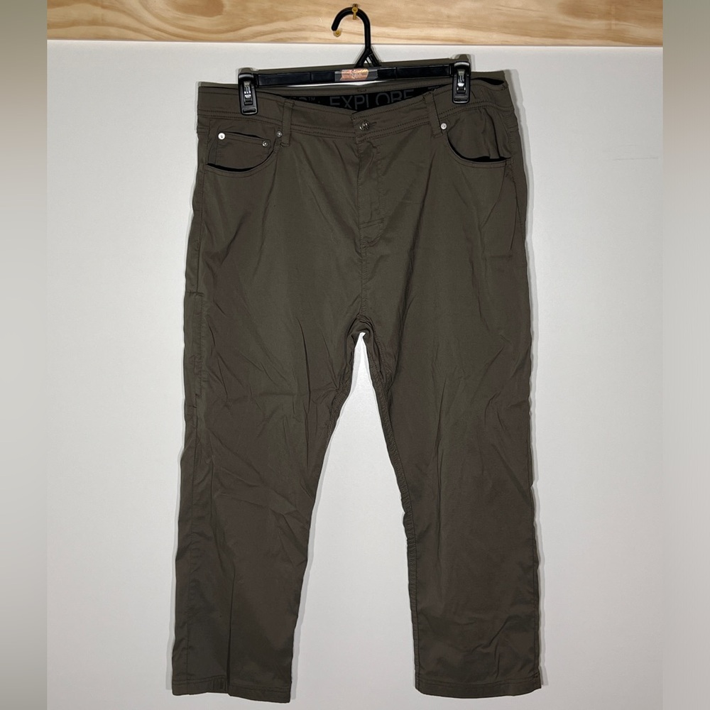 Gerry Hiking Pants Straight‎ Leg Outdoor Men Size 40x29 Olive Green